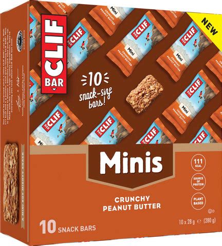 How many sugar are in mini energy bar - calories, carbs, nutrition