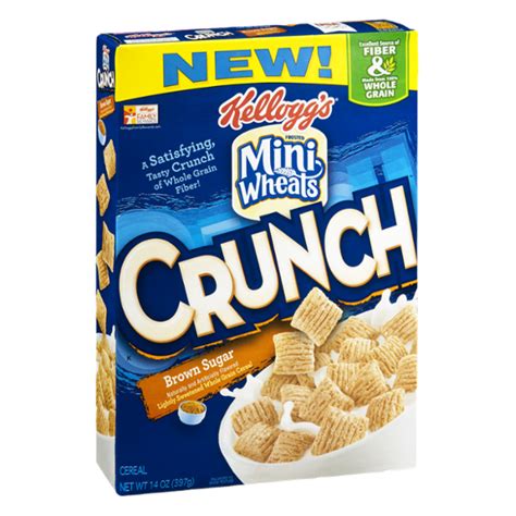 How many sugar are in mini wheats crunch - calories, carbs, nutrition