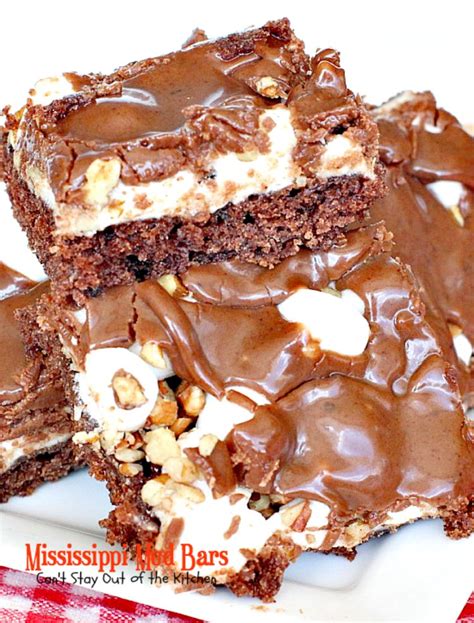 How many sugar are in mississippi mud bars - calories, carbs, nutrition