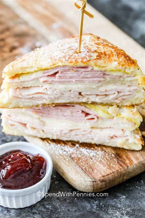 How many sugar are in monte cristo sandwich (2394.0) - calories, carbs, nutrition