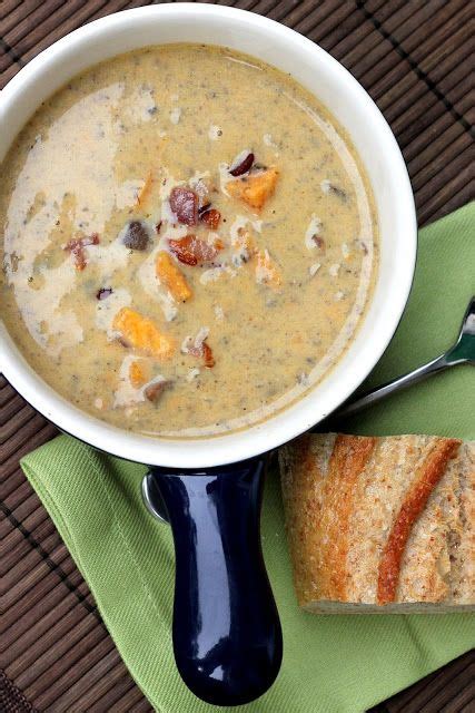 How many sugar are in mushroom potato chowder w/smoked gouda - calories, carbs, nutrition