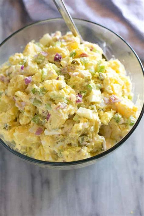 How many sugar are in mustard potato salad - calories, carbs, nutrition