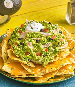 How many sugar are in nachos chile smashed avocado chicken - calories, carbs, nutrition