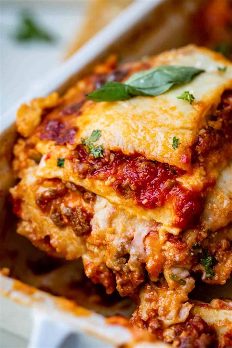 How many sugar are in no pasta lasagna - calories, carbs, nutrition