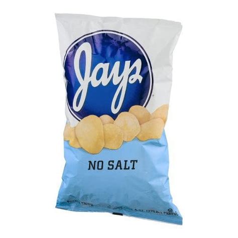 How many sugar are in no salt potato chips - calories, carbs, nutrition