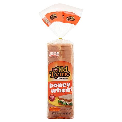 How many sugar are in old tyme honey wheat bread - calories, carbs, nutrition