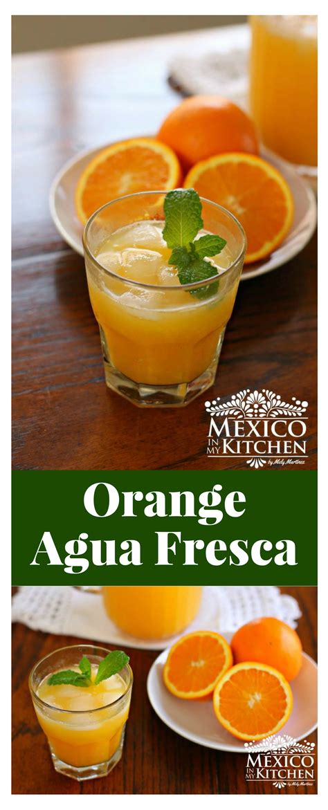 How many sugar are in orange agua fresca - calories, carbs, nutrition