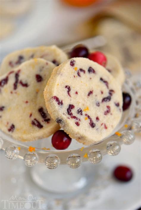 How many sugar are in orange cranberry shortbread - calories, carbs, nutrition
