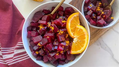 How many sugar are in orange glazed beets - calories, carbs, nutrition