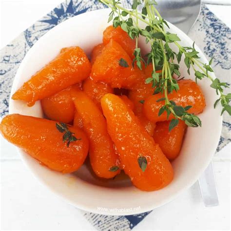 How many sugar are in orange glazed carrots - calories, carbs, nutrition