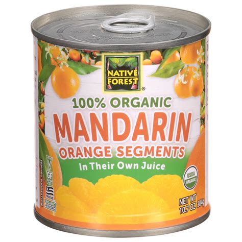 How many sugar are in orange mandarin segments juice pack drained 1 oz - calories, carbs, nutrition