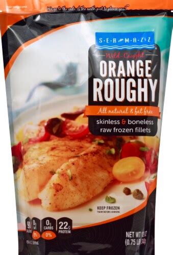 How many sugar are in orange roughy with tomato and spinach - calories, carbs, nutrition