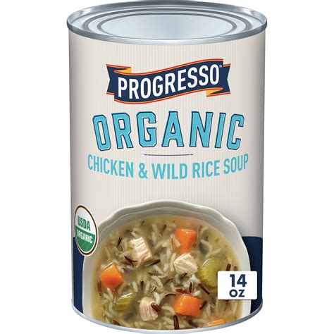 How many sugar are in organic chicken and wild rice soup - calories, carbs, nutrition