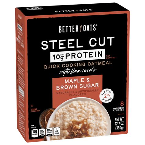 How many sugar are in organic steel cut oats - calories, carbs, nutrition