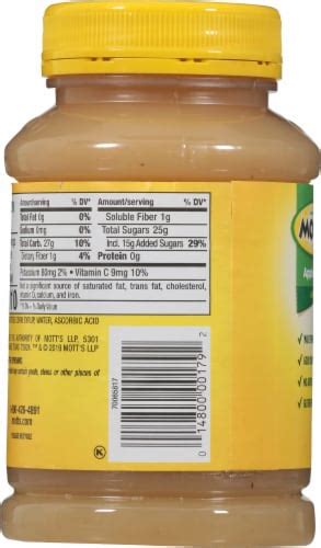 How many sugar are in original apple sauce - calories, carbs, nutrition