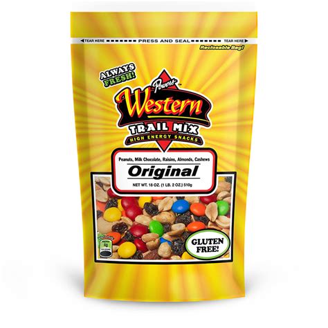 How many sugar are in original trail mix - calories, carbs, nutrition