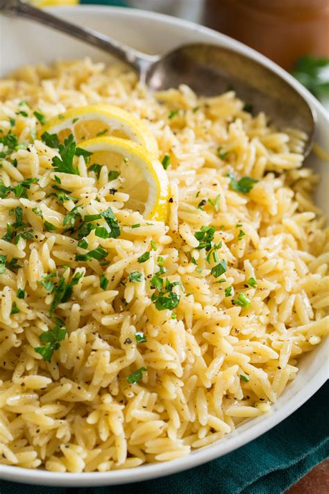 How many sugar are in orzo with lemon & herbs - calories, carbs, nutrition