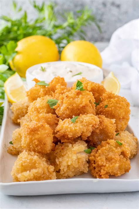 How many sugar are in oven fried scallops with cilantro and lime - calories, carbs, nutrition