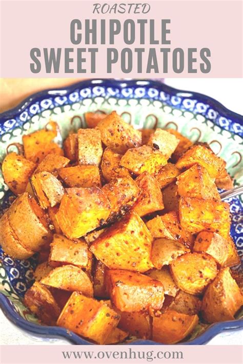 How many sugar are in oven roasted chipotle sweet potatoes - calories, carbs, nutrition