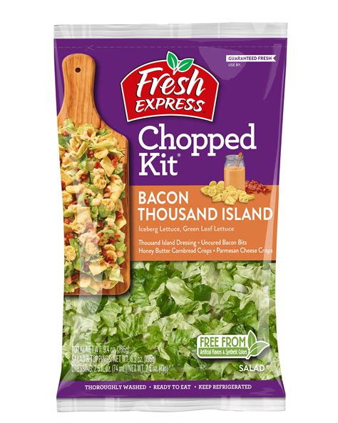 How many sugar are in packaged salads - bacon lettuce toss kit - calories, carbs, nutrition