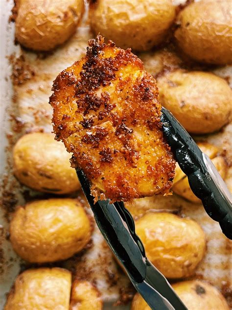 How many sugar are in parmesan potato and green onions - calories, carbs, nutrition