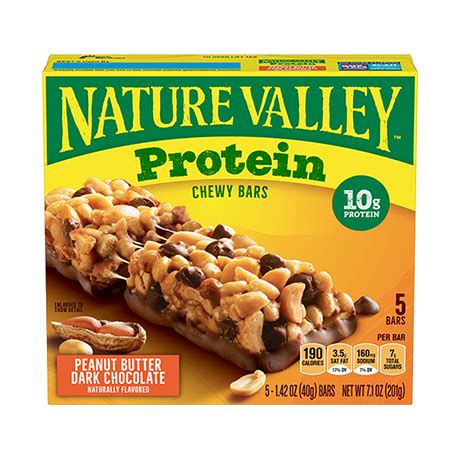 How many sugar are in pb dark choc protein bar - calories, carbs, nutrition