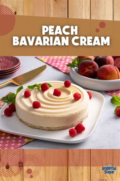 How many sugar are in peach bavarian cream - calories, carbs, nutrition