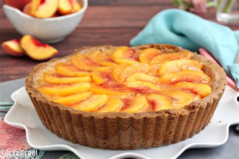 How many sugar are in peach vanilla tart - calories, carbs, nutrition