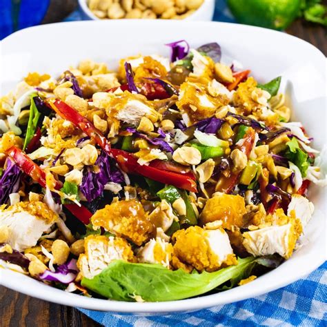 How many sugar are in peanut chicken chop salad wrap - calories, carbs, nutrition