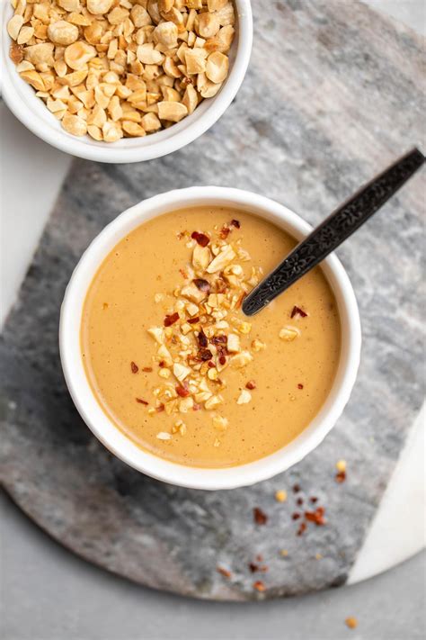 How many sugar are in peanut sauce - calories, carbs, nutrition