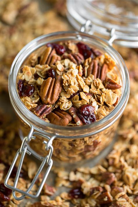 How many sugar are in pecan granola - calories, carbs, nutrition