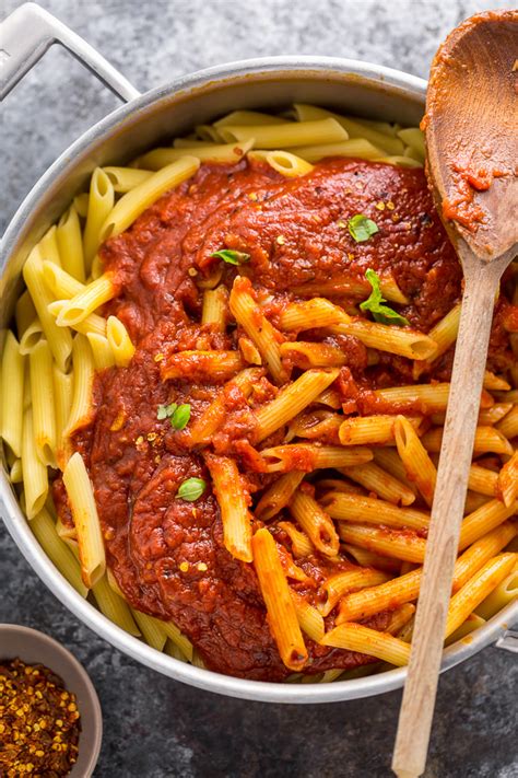 How many sugar are in penne arrabbiata - calories, carbs, nutrition