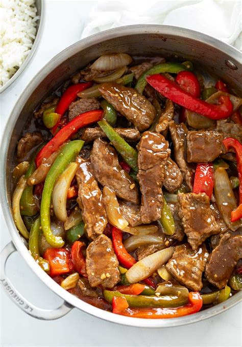 How many sugar are in pepper steak - calories, carbs, nutrition