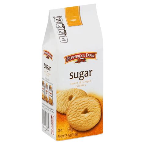 How many sugar are in pepperidge farm - calories, carbs, nutrition