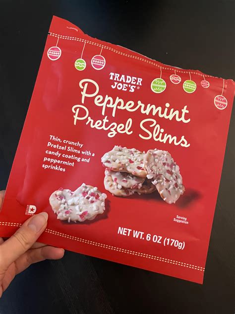 How many sugar are in peppermint pretzel slims - calories, carbs, nutrition