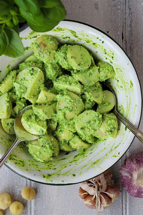 How many sugar are in pesto potato salad - calories, carbs, nutrition