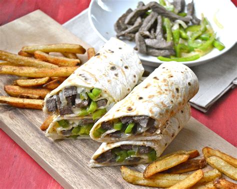 How many sugar are in philly cheese steak wrap - calories, carbs, nutrition