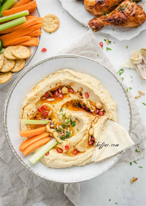 How many sugar are in pine nut hummus - calories, carbs, nutrition
