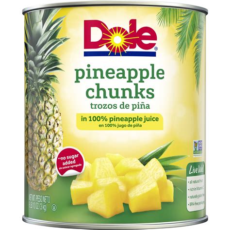 How many sugar are in pineapple chunks in 100% - calories, carbs, nutrition