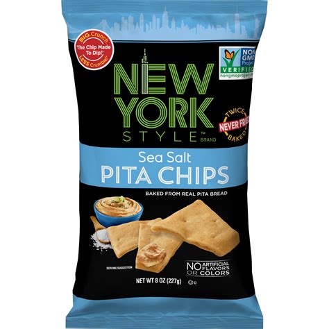 How many sugar are in pita chips with sea salt - calories, carbs, nutrition