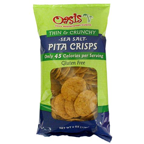 How many sugar are in pita crisps - calories, carbs, nutrition