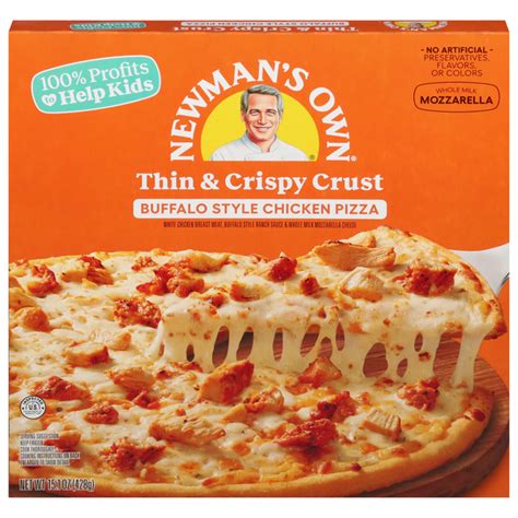 How many sugar are in pizza buffalo chicken thin crust - calories, carbs, nutrition