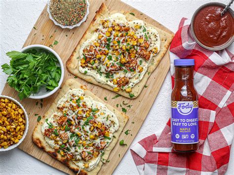 How many sugar are in pizza flatbread tofu scramble sausage plt - calories, carbs, nutrition
