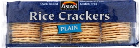 How many sugar are in plain rice crackers - calories, carbs, nutrition