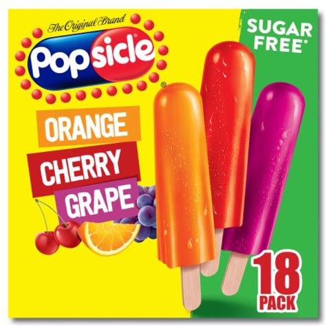 How many sugar are in popsicle - calories, carbs, nutrition