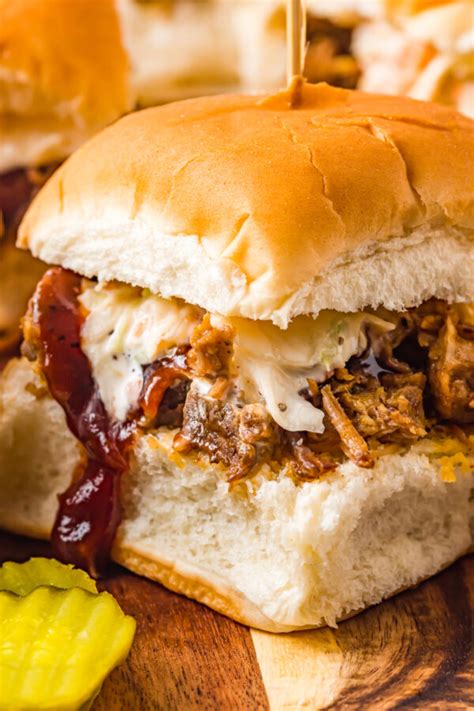 How many sugar are in pork bbq sliders - calories, carbs, nutrition