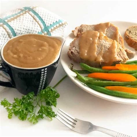 How many sugar are in pork gravy - calories, carbs, nutrition