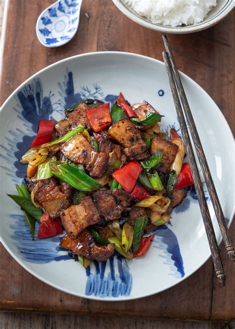 How many sugar are in pork loin roasted szechuan stir fry - calories, carbs, nutrition