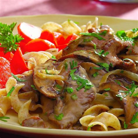 How many sugar are in portobello stroganoff - calories, carbs, nutrition