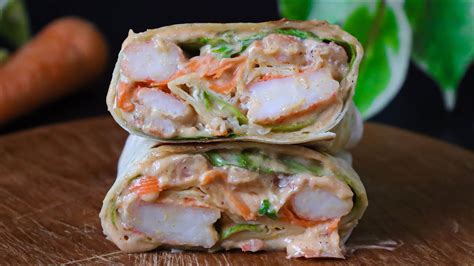 How many sugar are in prawn wrap - calories, carbs, nutrition